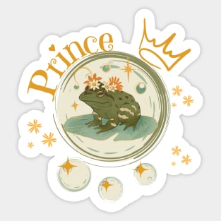 Prince Charming frog Sticker